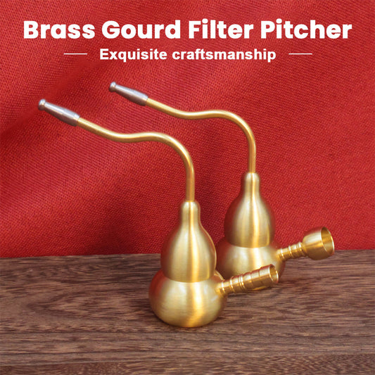 Brass Gourd Filter Pitcher