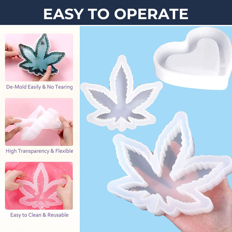 DIY Maple Leaf Ashtray Silicone Mold